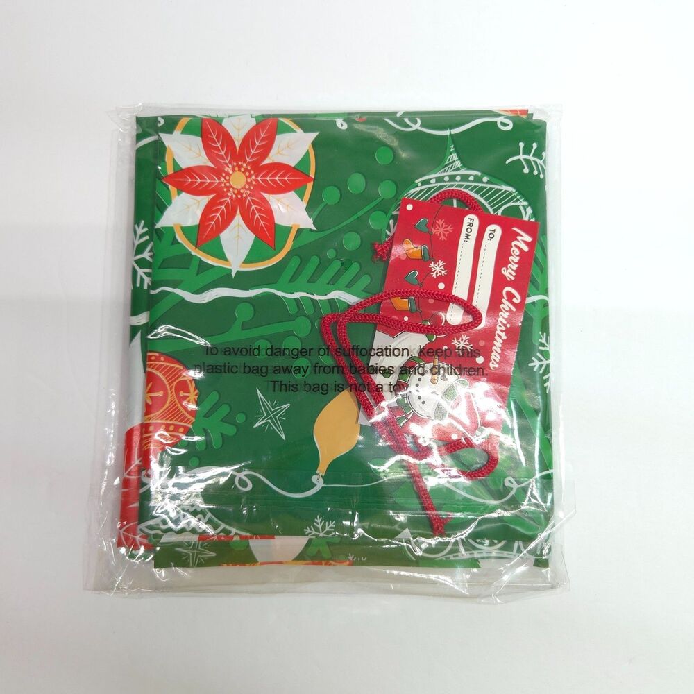 Joyousa Giant Xmas Gift Bag Green Christmas Present Sack 36x55 Large Jumbo